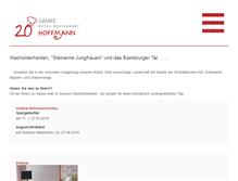 Tablet Screenshot of hotel-hoffmann.de